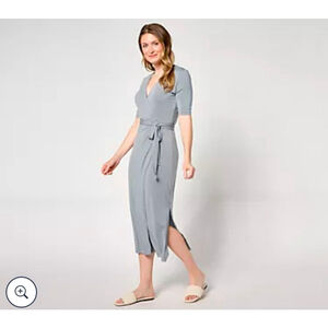 NWT Barefoot Dreams Cozychic Ultra Light Wrap Dress Size 2X